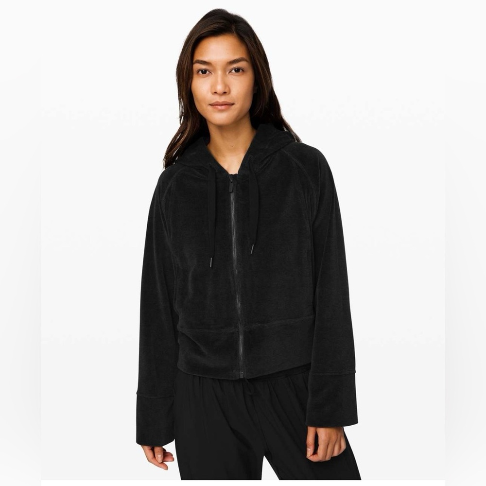lululemon athletica Morning Restore Hoodie.Soft cotton- blend velour style